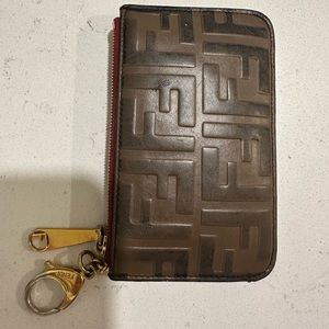 Fendi card and key wallet - pre loved but in good condition